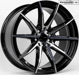 Shogun S10 R17 8.0J ET35 5*100/114.3 (S194)  Черный с полировкой