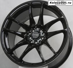 Style CR-Kiwami R18 9.5j ET30 5*114.3/100 (L142) Черный глянец