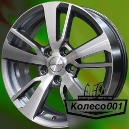 Диск 7j-17" 5*114.3 38 67.1 Gray-FP Khomen Wheels KHW-1704   Арт KHW101312