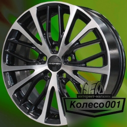 Диск 7j-17" 5*114.3 45 60.1 Black-FP Khomen Wheels KHW-1705   Арт KHW100701