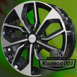 Диск 7j-17" 5*114.3 45 67.1 Black-FP Khomen Wheels KHW-1703   Арт KHW102128