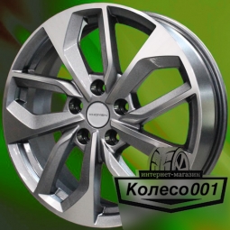 Диск 7j-17" 5*114.3 45 67.1 Gray-FP Khomen Wheels KHW-1703   Арт KHW102129