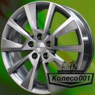 Диск 7j-18" 5*108 33 60.1 Gray-FP Khomen Wheels KHW-1802   Арт KHW102495