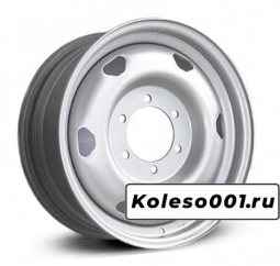 TREBL UAZ PROFI 16 / 6.5J PCD 6x139.70 ET 40.00 ЦО 109.00 Стальной / Серебристый