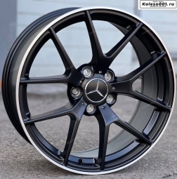 Mercedes AMG R19 8/9J ET35/45 5*112 66.6 Satin Black and Polish