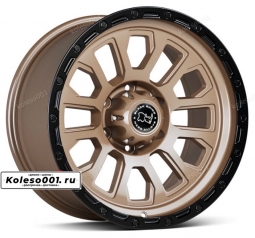 HX 991 FF R18 9.5J ET0 6*139.7 106.1  Bronze Black Lip