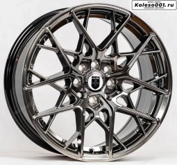 HRE Style FF10 R16 7.0j ET38 4*100/4*108 73.1 (B103) Hyper Black