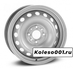 ACCURIDE Logan2 15 / 6.0J PCD 4x100.00 ET 40.00 ЦО 60.10 Стальной / Серебристый