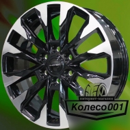 Диск 8j-20" 6*139.7 25 106.1 Black-FP Khomen Wheels KHW-2010   Арт KHW104151