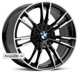 706 OEM R19 8.5J ET30 5/120 72.6 Black Machined
