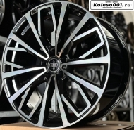 Audi R20 9j ET+30 5*112 66.6 (ip-1574) black wheels face