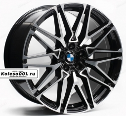 BMW 818 R20 10/11.5j Et33/40 5*112 66.6 (ip-1265a.b) black machine face