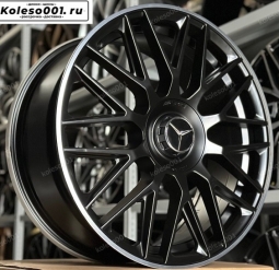 Mercedes r20 8.5j ET+35 5*112 66.6 (ip-1579) matt black machine lip
