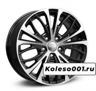 iFree Original Camry V7 KC873 17 / 7.5J PCD 5x114.30 ET 45.00 ЦО 60.10 Литой / Черный с полированной лицевой поверхностью