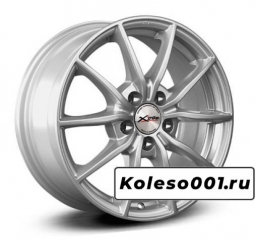 X-trike X-111M 15 / 6.5J PCD 5x100.00 ET 38.00 ЦО 57.10 Литой / Серебристый