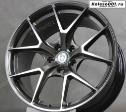 Style HRE P101 R18 9.0j ET35 5*114.3 (B023) Hyper Black
