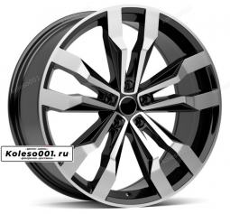 351 OEM R20 8.5J ET38 5*112 66.6 Black Machined 