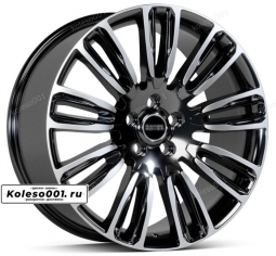 772 OEM R21 9.5J ET45 5*120 72.6 Black Machined