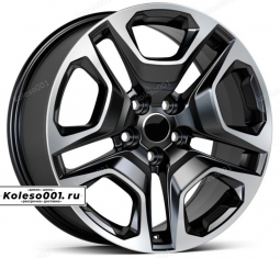 314 OEM R18 8J ET35 5*114.3 60.1 Matt Black Machined 