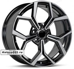 354 OEM R17 7.5J ET38 5*100 57.1 Black Machined 