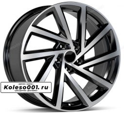 352 OEM R17 7.5J ET38 5*100 57.1 Black Machined