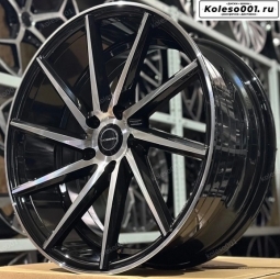 Vossen CVT r20 8.5j ET+35 5*114.3 73.1 (ip-1977 L/R) black machine face 