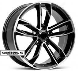 345 OEM R19 8.5J ET30 5*112 66.6 Black Machined