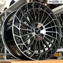Mercedes r18 8j ET+40 5*112 66.6 (ip-1584) black machine face