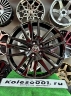 Диск 8j-18" 5*114.3 50 60.1 Black Khomen Wheels KHW-1807   Арт KHW103402