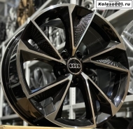 Audi R18 8j ET+35 5*112 66.6 (ip-1114) black machine face 
