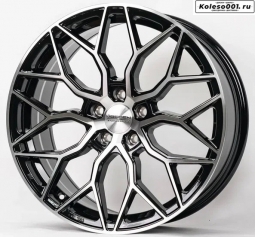 Style VPS HF2 R19 8.5j ET35 5*112 66.6 (G509) Черный с полировкой