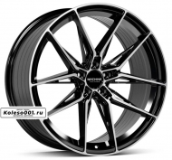 FF 525 R21 9J ET35 5*112 66.6 Black Machined Coating