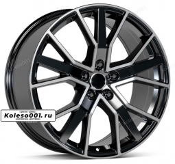 366 OEM R20 9J ET30 5*112 66.6 Black Machined
