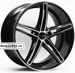 Vossen CV5 R18 8.5j 5\114.3 35et 73.1 (iP-007) black machine face