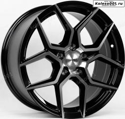 VPS 1979 R17 8.0j ET40 5*114.3 (G474) Черный с полировкой