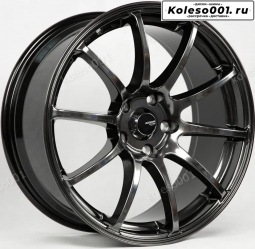 Style Advan RS R18 8.0jj ET35 5*114.3 (E059) Chromium Black