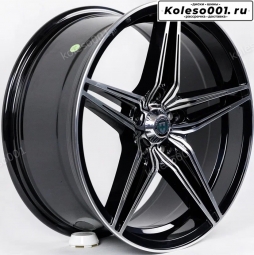 Style HRE H568 R17 7.5j ET40 5*114.3 (B051) Black MF