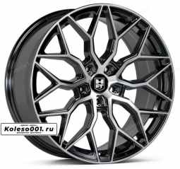 611 HFT R20 8.5J ET35 5*114.3  67.1 Black Machined