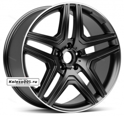 253 OEM R22 10J ET45 5/130 84.1 Matt Black Lip