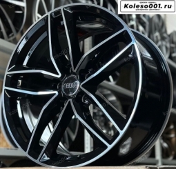 Audi R18 8j ET+35 5*112 66.6 (ip-1783) black machine face