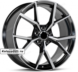 355 OEM R19 8J ET38 5*112 57.1 Black Machined