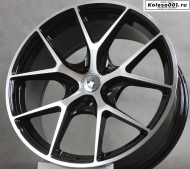 Style HRE P101 R18 8.0j ET35 5*100 73.1 (B024) черный с полировкой