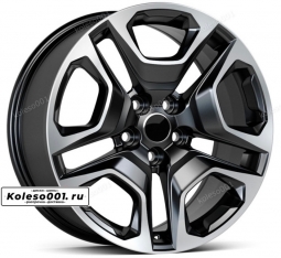 314 OEM R19 7.5J ET40 5*114.3  60.1 Matt Black Machined