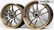 Work Emotion CR2P R18 8.5/9.5J ET35/22 5*100/114.3 73.1 (L147 L093) Hyper black / bronze lip