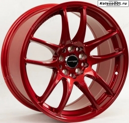 Style CR-Kiwami R17 8J ET35 5*100 5*114.3 (L175) Red Candy 