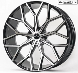 Plati PY5508 R22 8.5j ET35 5*108 / 5*114.3 67.1 (J176) Platin Черный с полировкой  