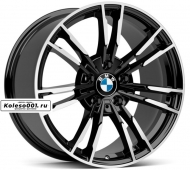 706 OEM R19 9.5J ET40 5*120 72.6 Black Machined