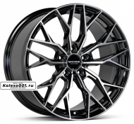 FF 204 R19 8.5J ET35 5*108 73.1 Black Machined Coating