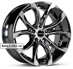 600 WALD R20 10J ET45 5*150 110.2 Black Machined