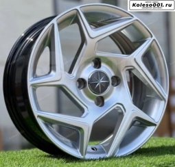 Ford Style R14 6J ET38 4/100 73.1 Hyper Silver 